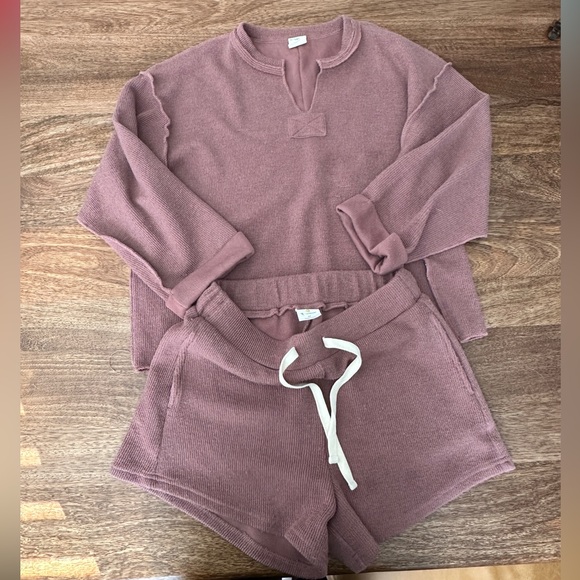 By Together Other - By Together mauve knit set. Bottoms are medium, top is small. $12 for both